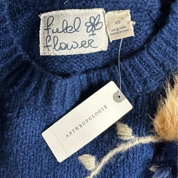 Anthropologie Evie Field Flower Sweater - Picture 7 of 9